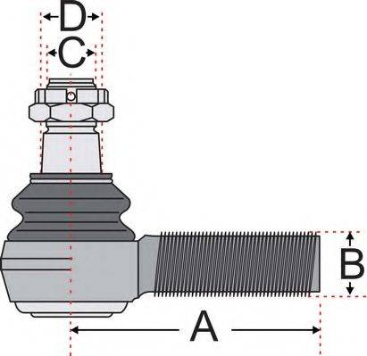 Juratek JSS2123 - Bağlama çubuğunun sonu furqanavto.az