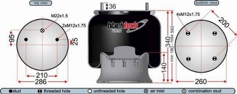 Juratek RML75921C5 - Körük, pnevmatik asqı furqanavto.az