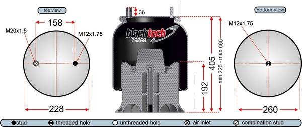 Juratek RML75260CP9 - Körük, pnevmatik asqı furqanavto.az