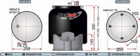 Juratek RML70081C - Körük, pnevmatik asqı furqanavto.az