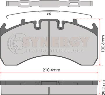 CAR PNT9351A - Əyləc altlığı dəsti, əyləc diski furqanavto.az