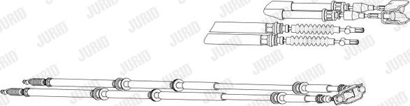 Jurid 433018J - Kabel, dayanacaq əyləci furqanavto.az