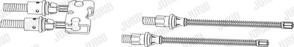 Jurid 433103J - Kabel, dayanacaq əyləci furqanavto.az