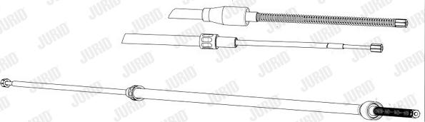 Jurid 433102J - Kabel, dayanacaq əyləci furqanavto.az