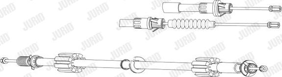 Jurid 432934J - Kabel, dayanacaq əyləci furqanavto.az