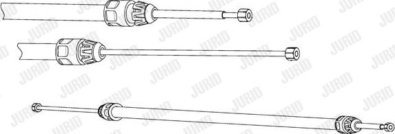 Jurid 432928J - Kabel, dayanacaq əyləci furqanavto.az