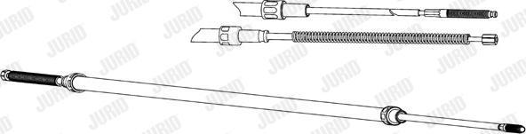 Jurid 432841J - Kabel, dayanacaq əyləci furqanavto.az