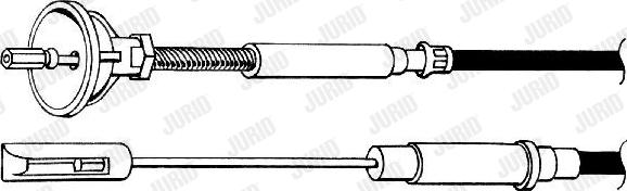 Jurid 421156J - Debriyaj kabeli furqanavto.az