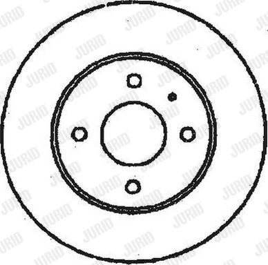 Jurid 561129JC - Əyləc Diski furqanavto.az