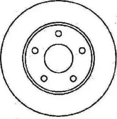 BOSCH 986478195 - Əyləc Diski furqanavto.az