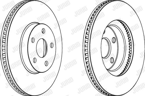 BOSCH 0 986 AB5 235 - Əyləc Diski furqanavto.az