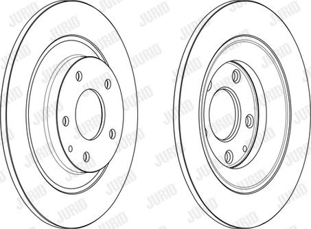 Jurid 563232JC - Əyləc Diski furqanavto.az
