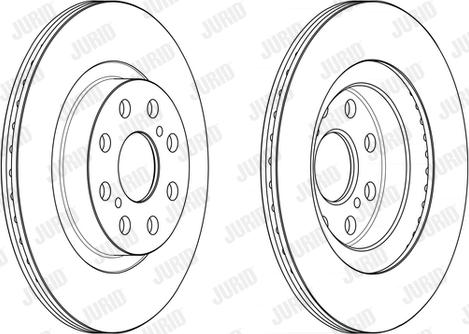 Jurid 563222JC - Əyləc Diski furqanavto.az