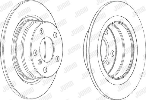 Jurid 562905JC - Əyləc Diski furqanavto.az