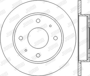 Jurid 562574JC - Əyləc Diski www.furqanavto.az