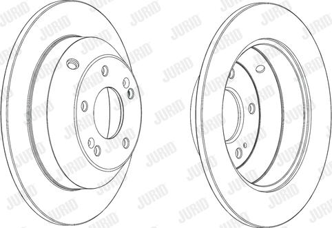 Jurid 562842JC - Əyləc Diski furqanavto.az