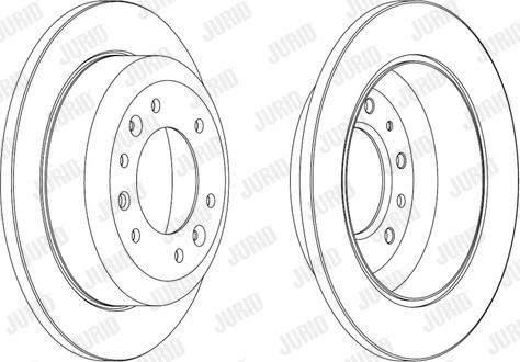 Jurid 562869JC-1 - Əyləc Diski furqanavto.az
