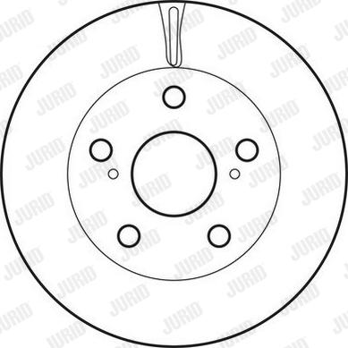 Jurid 562724JC - Əyləc Diski furqanavto.az