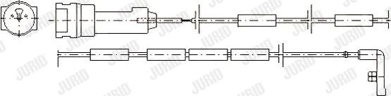 Jurid 581341 - Xəbərdarlıq Kontakt, əyləc padinin aşınması furqanavto.az