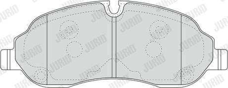 Jurid 573438J - Əyləc altlığı dəsti, əyləc diski furqanavto.az