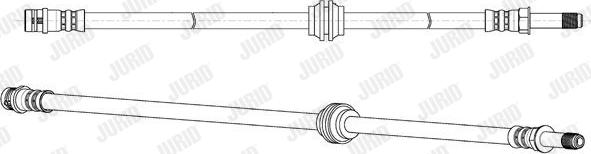 Jurid 173165J - Əyləc şlanqı www.furqanavto.az