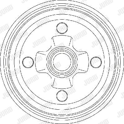 Jurid 329225J - Əyləc barabanı furqanavto.az