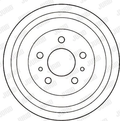 Jurid 329223J - Əyləc barabanı furqanavto.az
