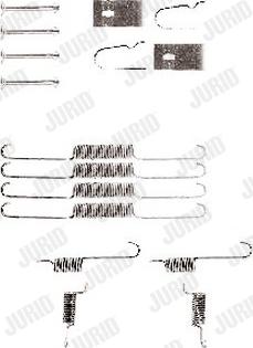 Jurid 771092J - Aksesuar dəsti, əyləc başlıqları furqanavto.az