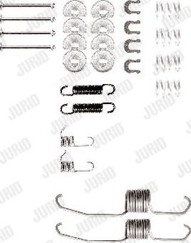 Jurid 771080J - Aksesuar dəsti, əyləc başlıqları furqanavto.az