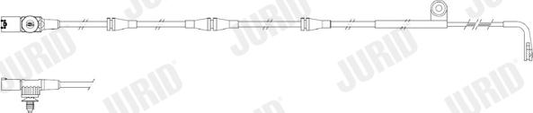 Jurid FWI298 - Xəbərdarlıq Kontakt, əyləc padinin aşınması furqanavto.az