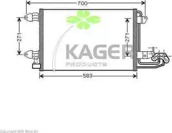 Kager 945406 - Kondenser, kondisioner furqanavto.az