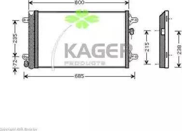 Kager 945402 - Kondenser, kondisioner furqanavto.az