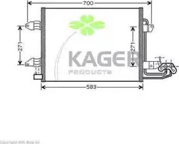 Kager 945407 - Kondenser, kondisioner furqanavto.az