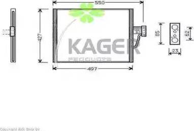 Kager 945049 - Kondenser, kondisioner furqanavto.az