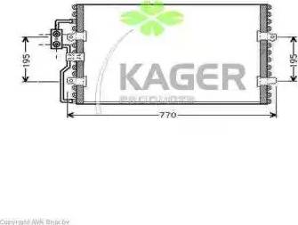 Kager 94-5062 - Kondenser, kondisioner furqanavto.az