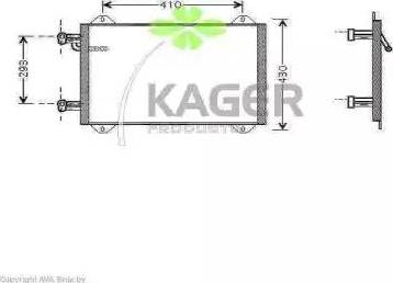 Kager 94-5012 - Kondenser, kondisioner furqanavto.az