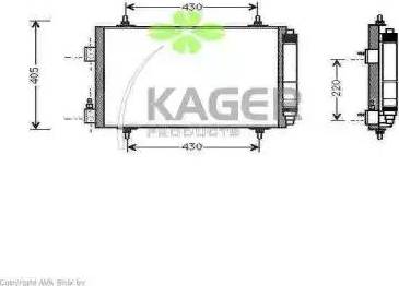 Kager 945070 - Kondenser, kondisioner furqanavto.az