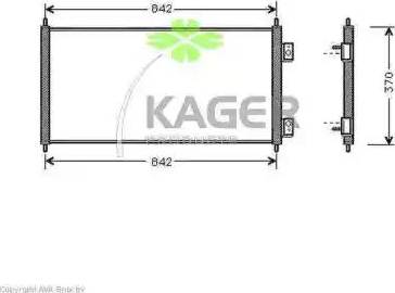 Kager 945115 - Kondenser, kondisioner furqanavto.az