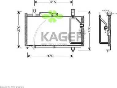 Kager 945345 - Kondenser, kondisioner furqanavto.az