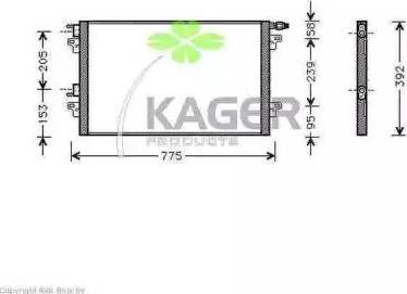 Kager 945325 - Kondenser, kondisioner furqanavto.az