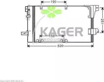 Kager 945260 - Kondenser, kondisioner furqanavto.az