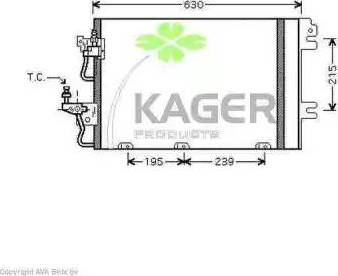 Kager 945272 - Kondenser, kondisioner furqanavto.az