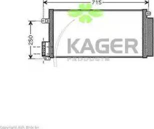Kager 946006 - Kondenser, kondisioner furqanavto.az