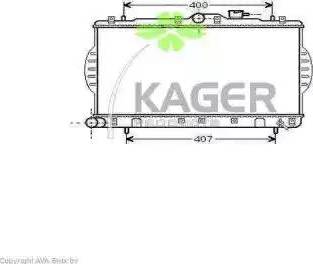 Kager 310516 - Radiator, mühərrikin soyudulması furqanavto.az