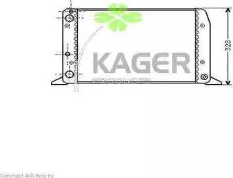 Kager 31-0006 - Radiator, mühərrikin soyudulması furqanavto.az