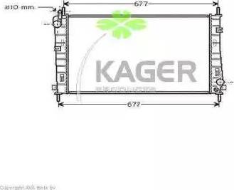 Kager 31-0365 - Radiator, mühərrikin soyudulması furqanavto.az