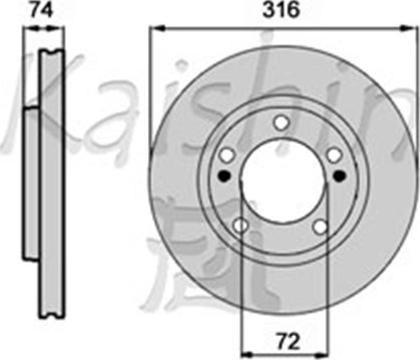 Fri.Tech. BD1325 - Əyləc Diski furqanavto.az