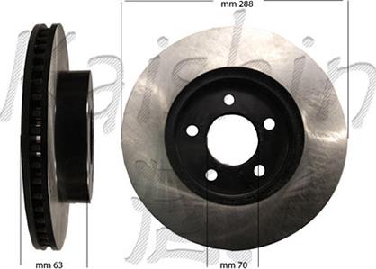 Kaishin CBR065 - Əyləc Diski furqanavto.az