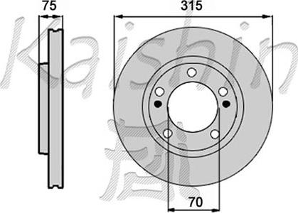 Kaishin CBR397 - Əyləc Diski furqanavto.az