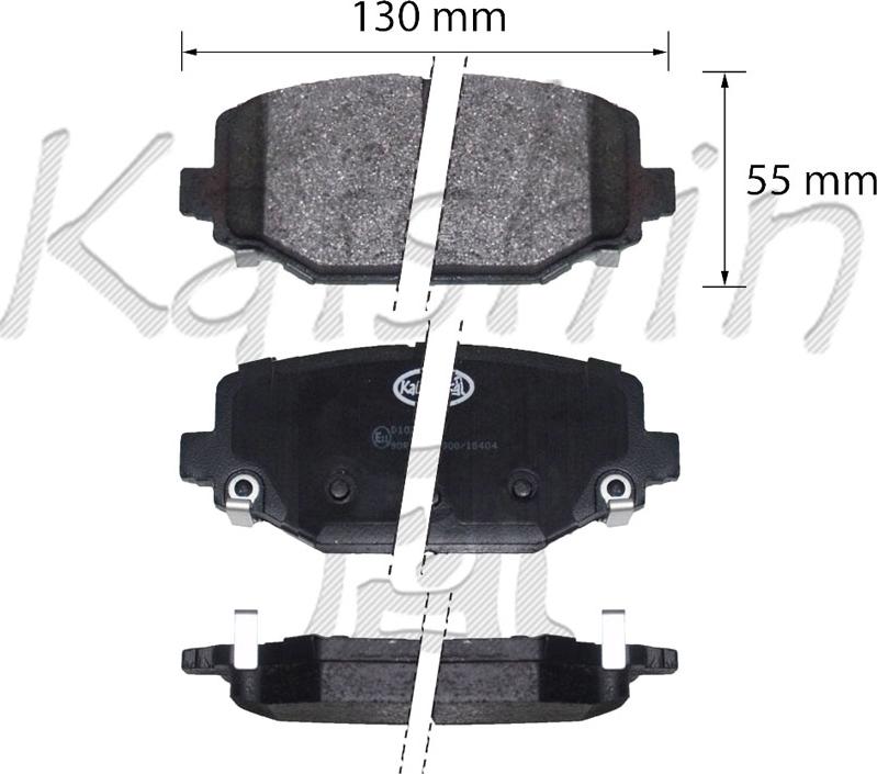 Kaishin FK10220 - Əyləc altlığı dəsti, əyləc diski furqanavto.az